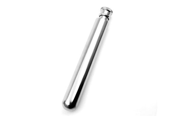 Cylinder Stainless Steel Hip Flask (1.7 oz)